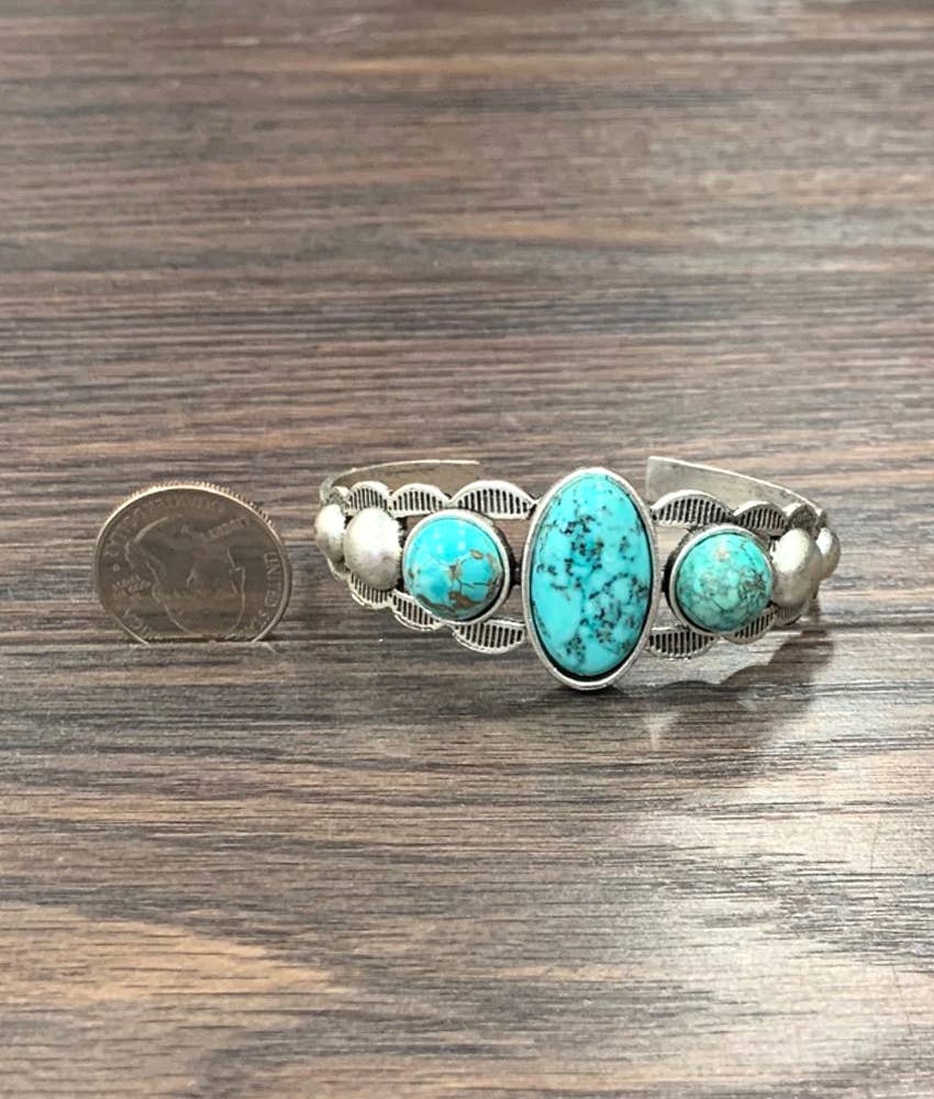 710972, Turquoise Cuff Bracelet