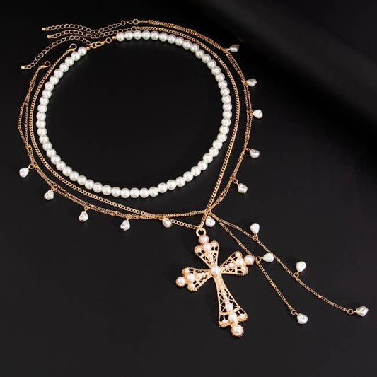 Multi Layer Pearl Necklace