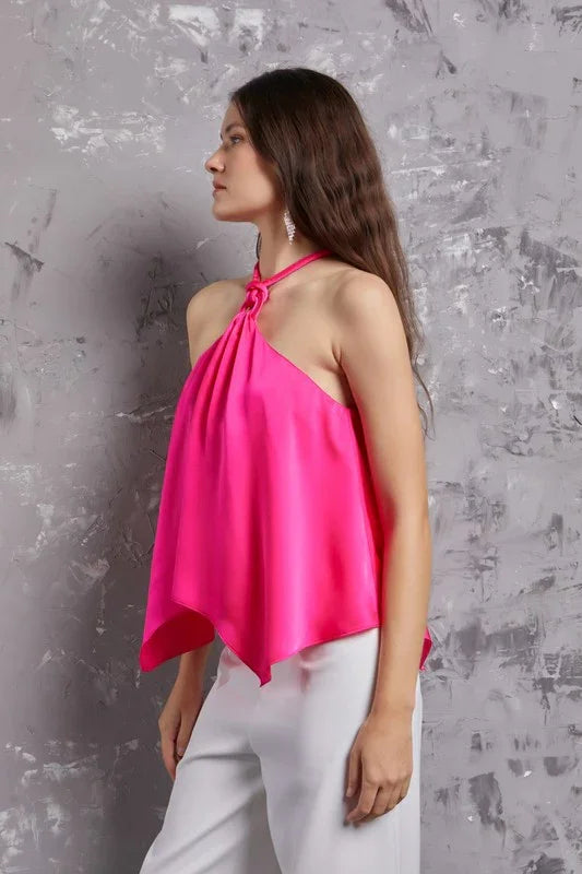 Solid O-Ring Halter Top - Southern Sassy Boutique