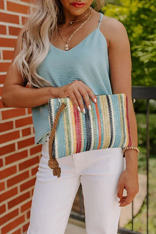 Multi Color Wristlet Bag - Southern Sassy Boutique