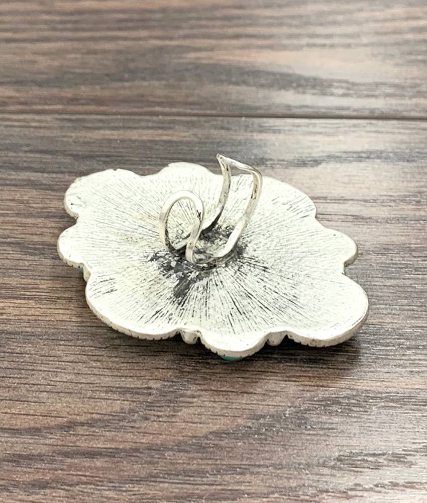 750331, Turquoise Adjustable Ring