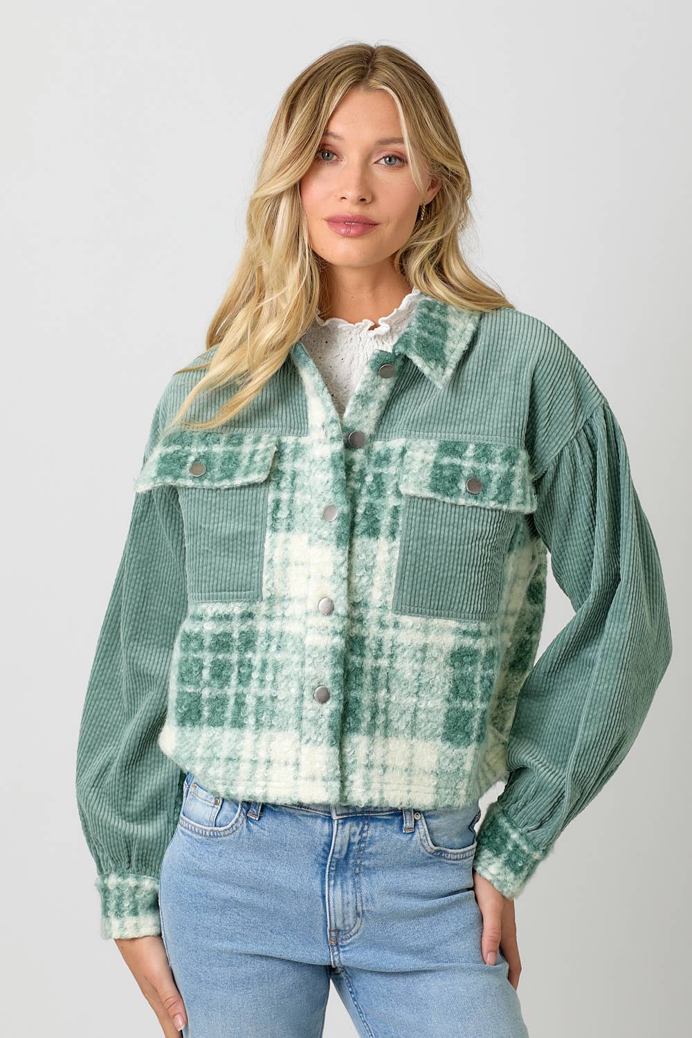 Mixed Media Shacket