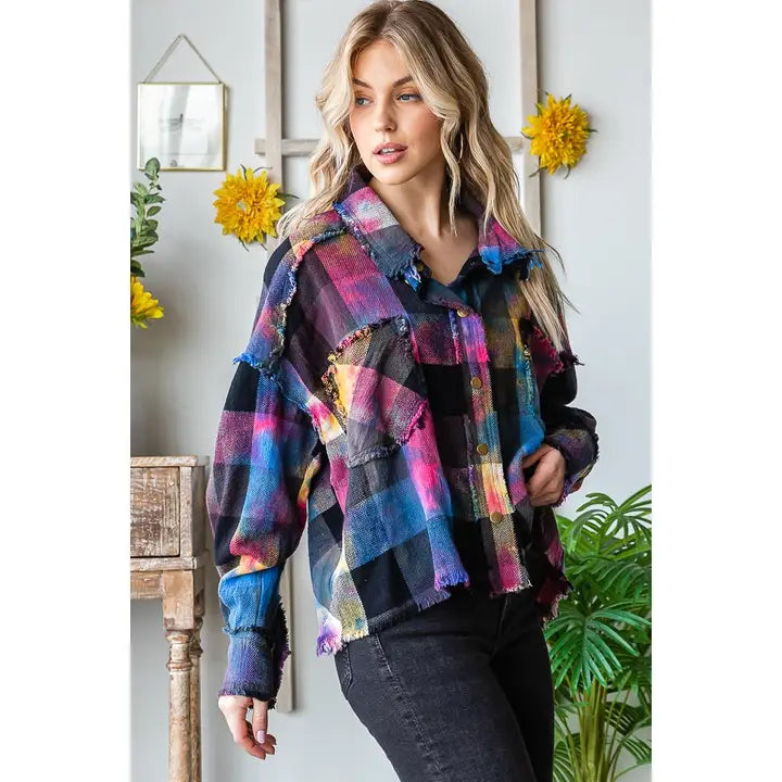 Multicolor Dyed Buffalo Check Flannel