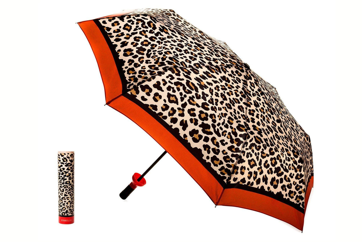 Leopard Print Bottle Umbrella - Southern Sassy Boutique