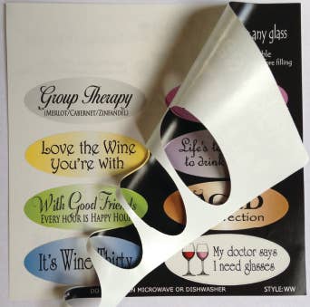 Happy Hour Designs Re-usable Drink Labels