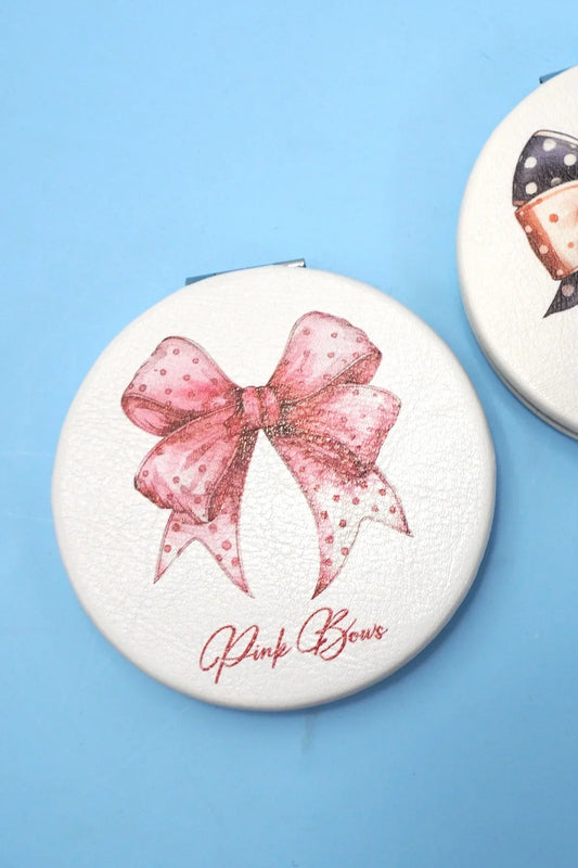 Compact Handheld Bow Mirror - Southern Sassy Boutique