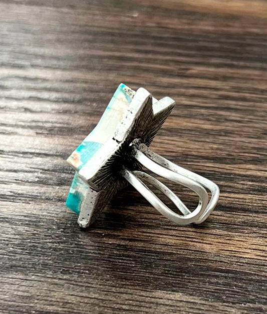750502, Star Gemstone Adjustable Ring - Southern Sassy Boutique