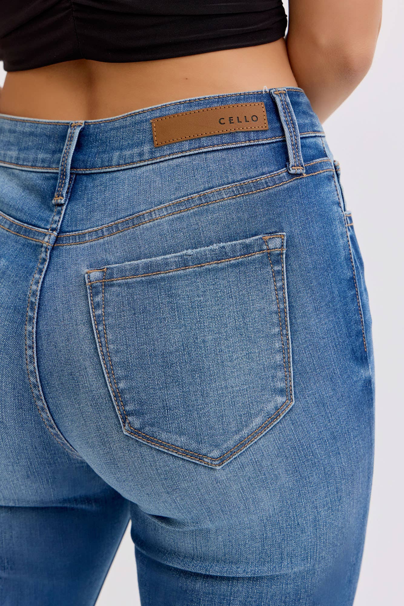 Mid Rise Boot cut