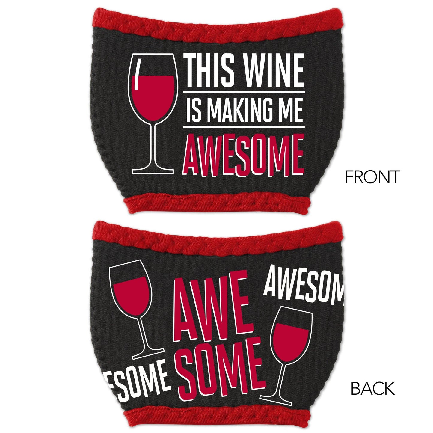 Awesome Wine Glass Sleeve