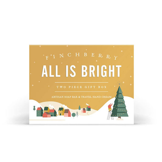 All is Bright 2 Pc Soothing Bath & Body Holiday Gift Set