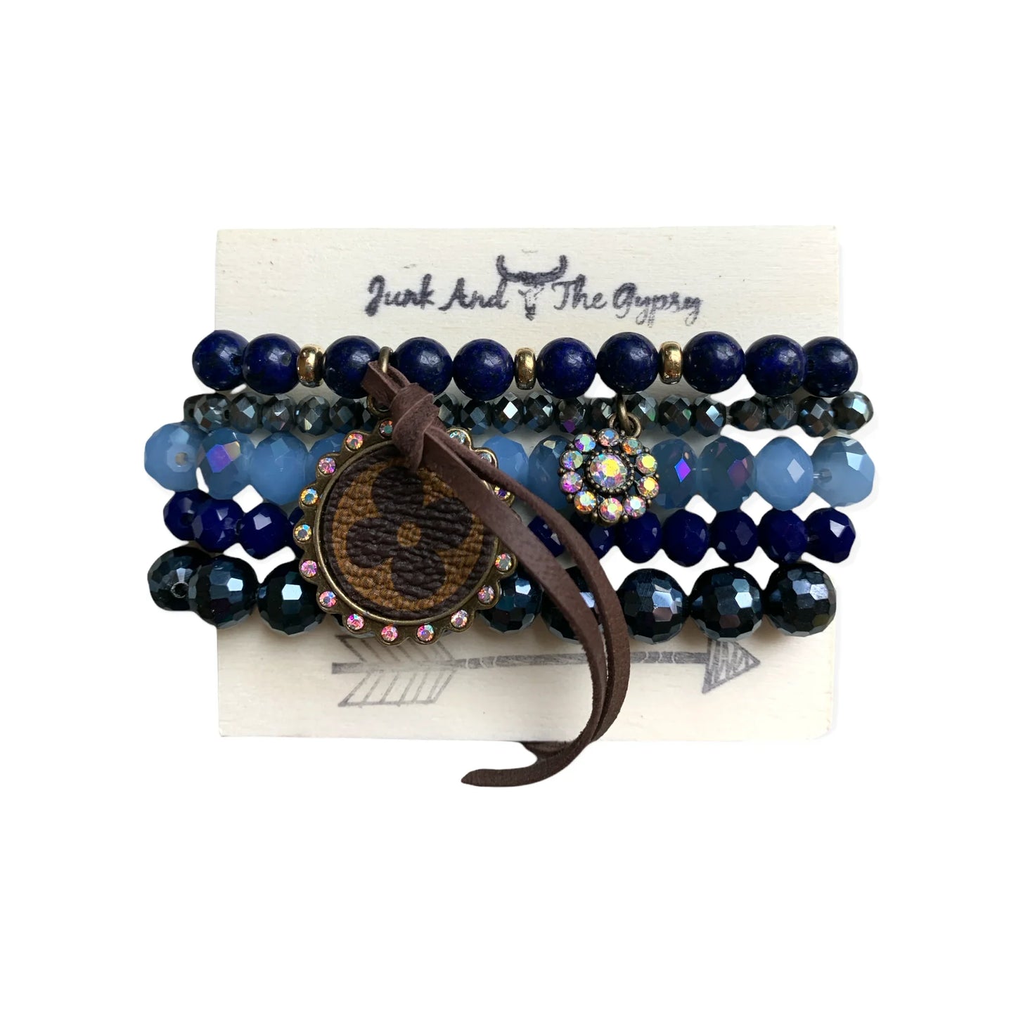 Blueberry Stacked Bracelet - Southern Sassy Boutique