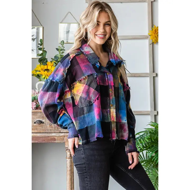 Multicolor Dyed Buffalo Check Flannel