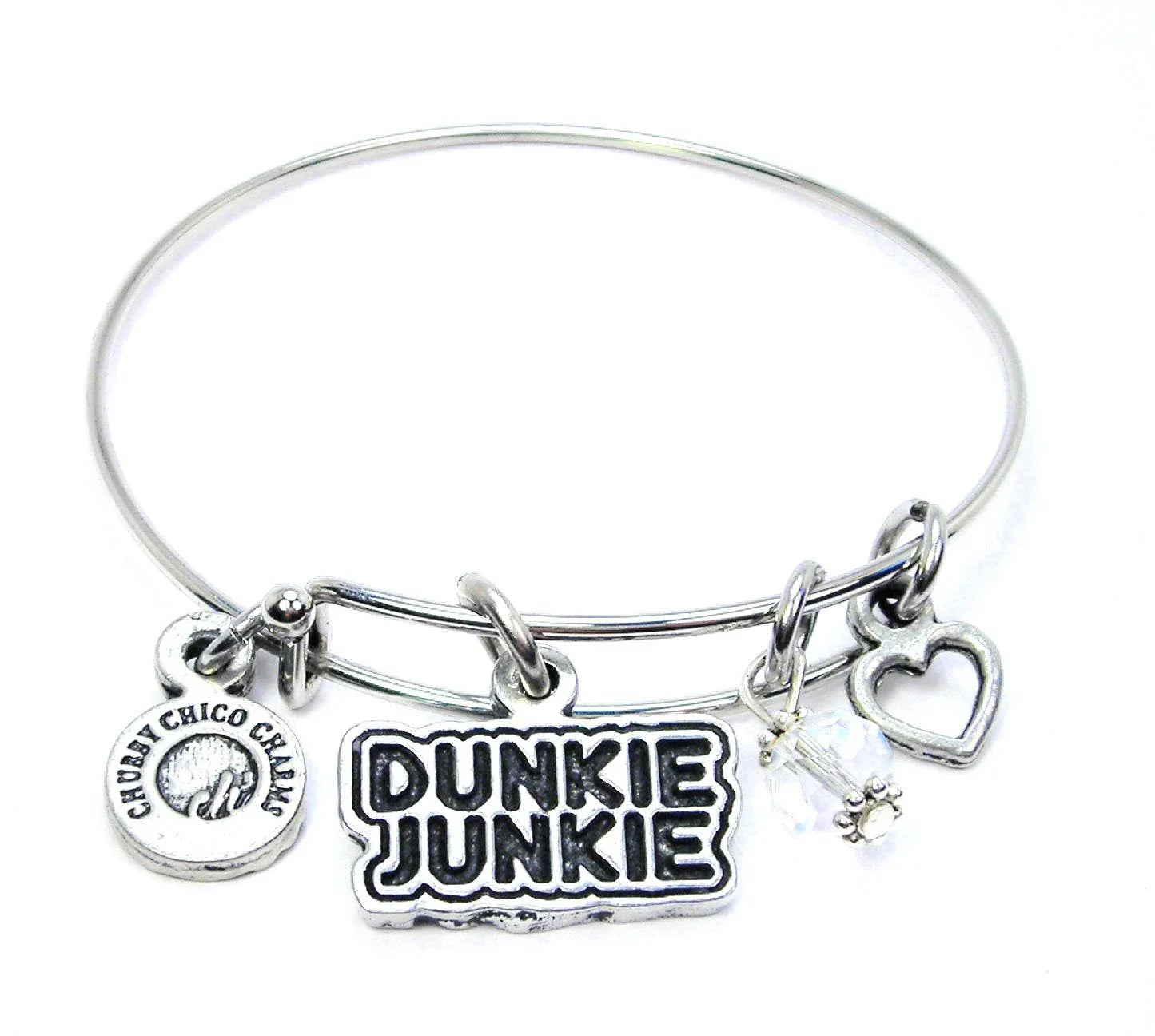 Dunkie Junkie Coffee lover coffee gift Bangle Bracelet - Southern Sassy Boutique