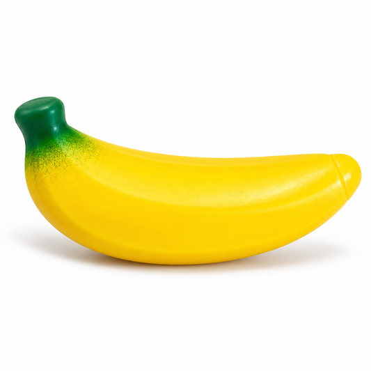 4.5" Banana Crunchy Squishy Toy – Squeeze & Crunch Fun! MSS47