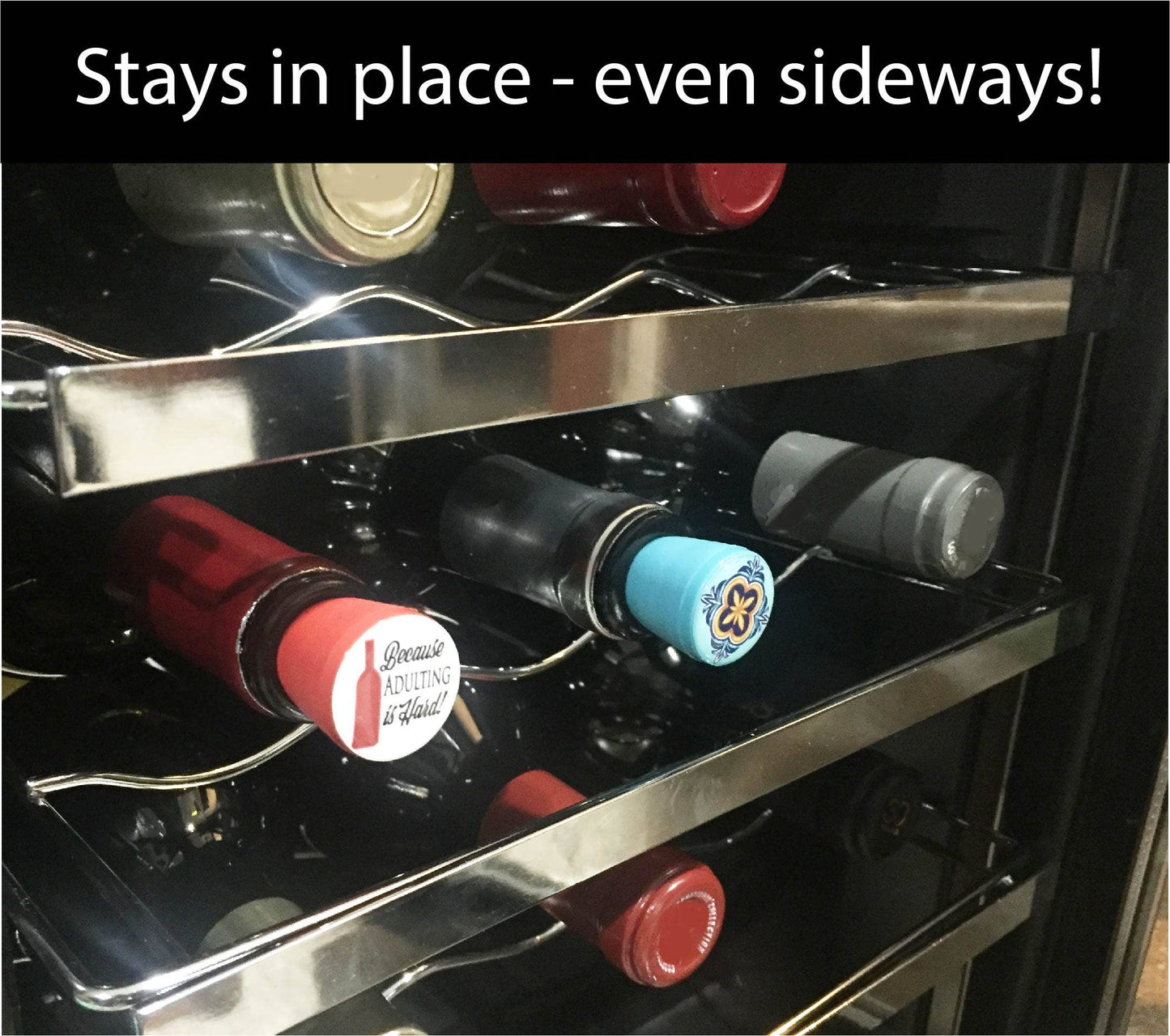 Because Adulting Is Hard Bottle Stopper