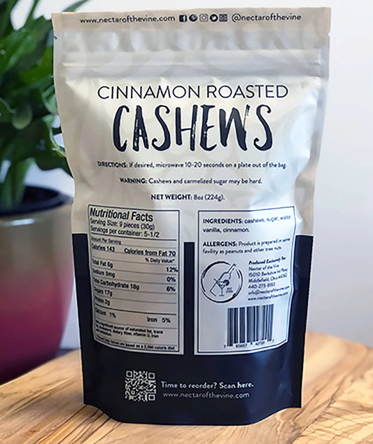 Cinnamon Kettle Roasted Cashews - Southern Sassy Boutique