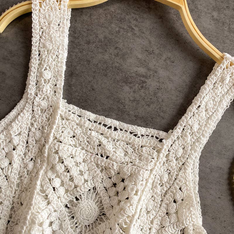 Crochet Knit Tank Top