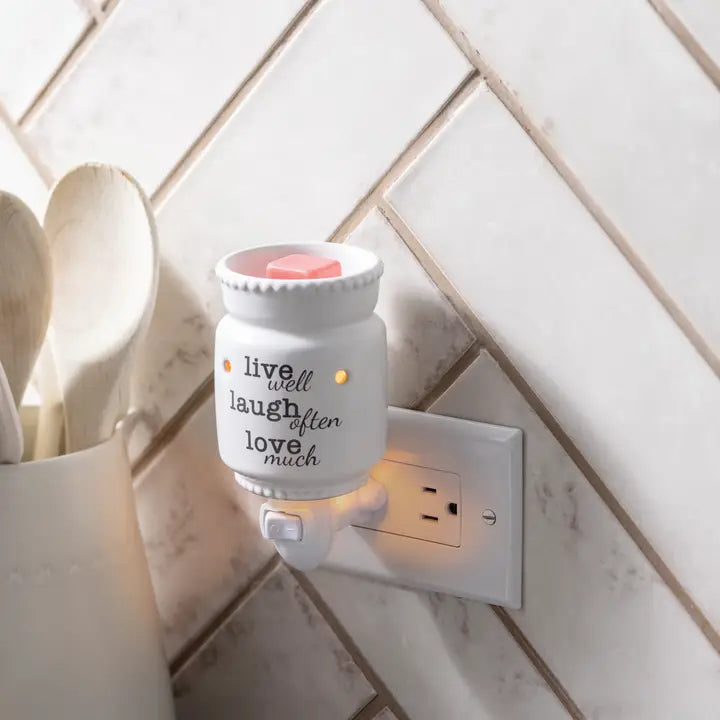 Pluggable Fragrance Warmer-Classic Live Laugh Love