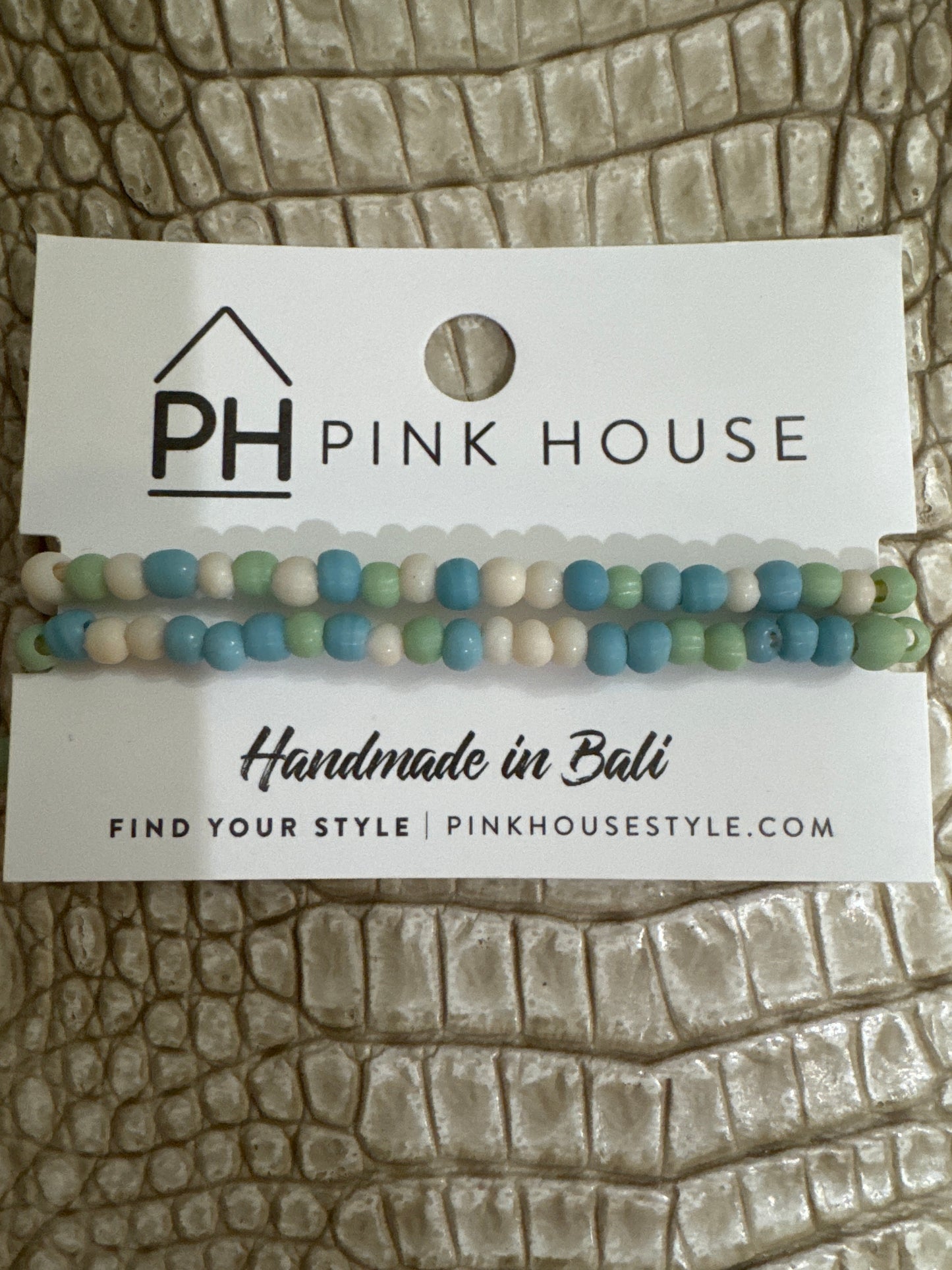 2 Strand Beaded Pull Bracelet