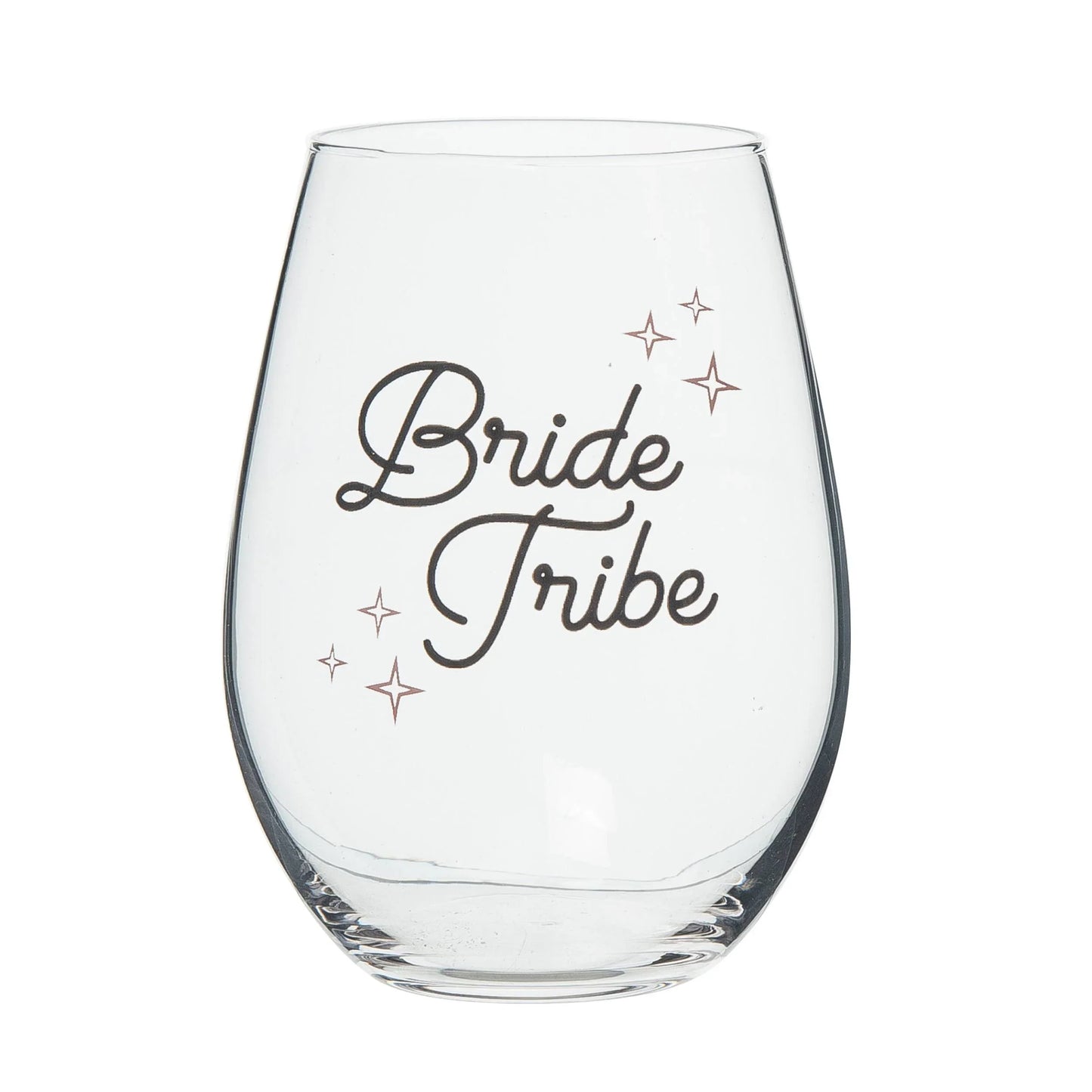 Glass Clear Bride Tribe Wine Glass - Southern Sassy Boutique