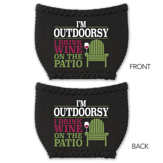 Outdoorsy Wine Glass Sleeve - Southern Sassy Boutique