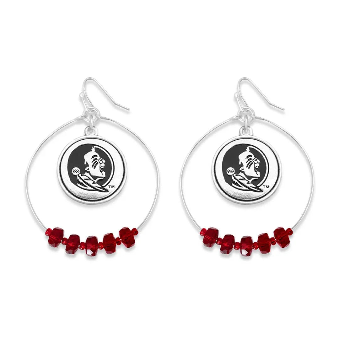 Florida State Seminoles Chloe Earrings - Southern Sassy Boutique