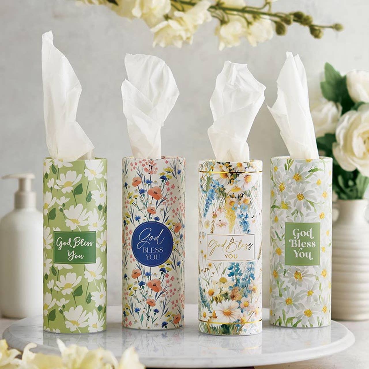 Daisy God Bless You Tissue