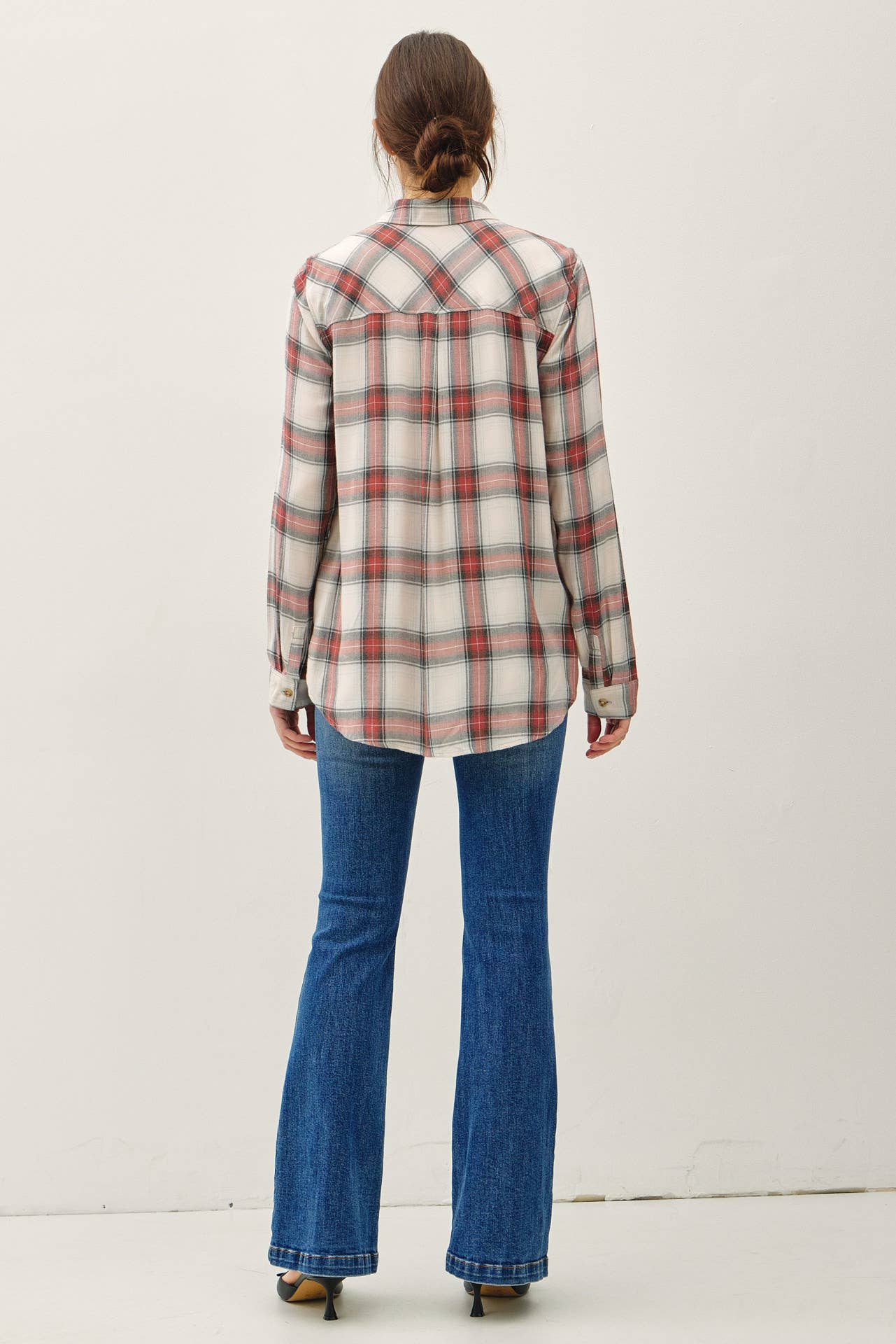 ROBERTSON PLAID LONGSLEEVE BUTTON UP SHIRT