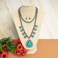 Layered Squash Blossom Necklace