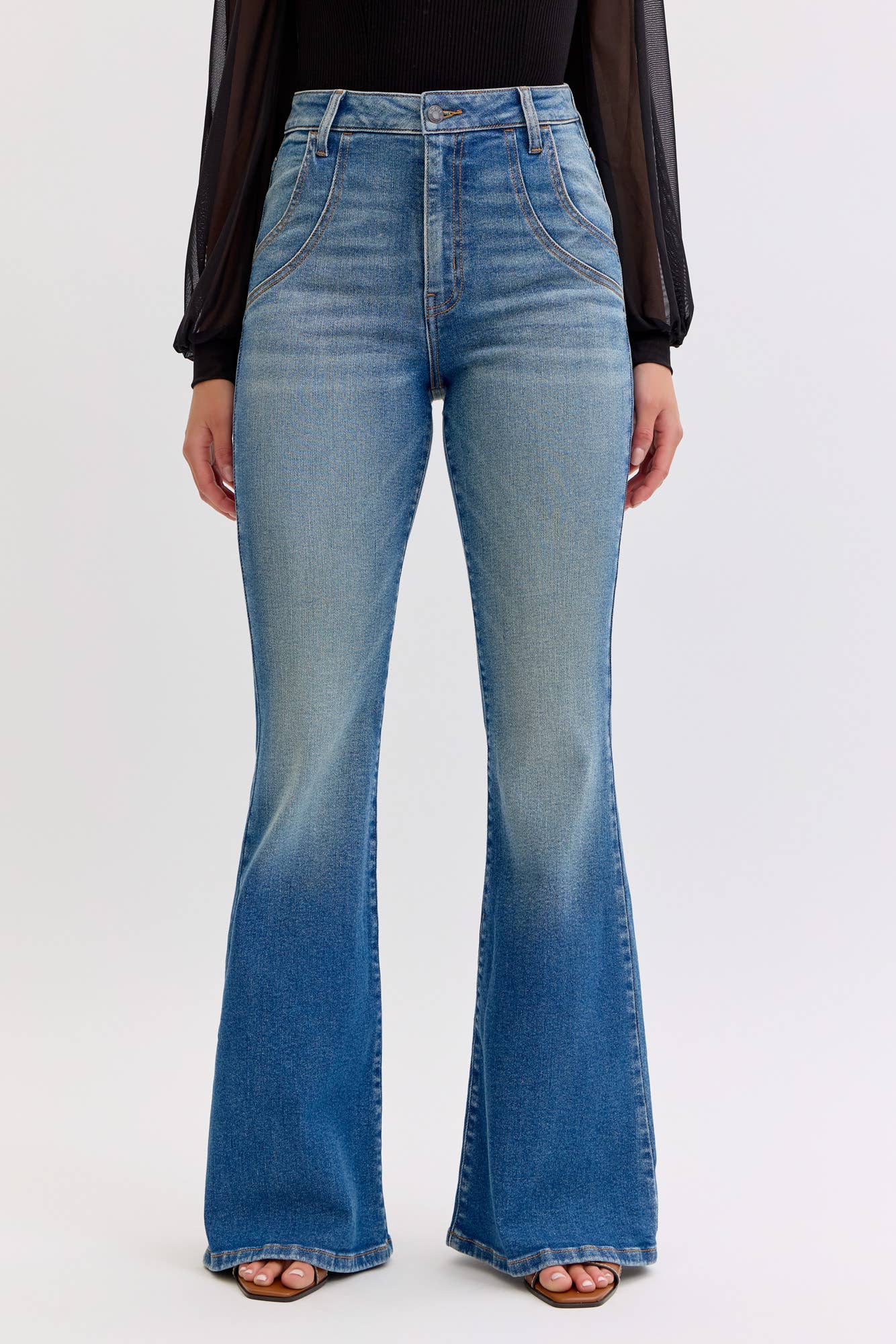 High Rise Wide Leg with Cuff