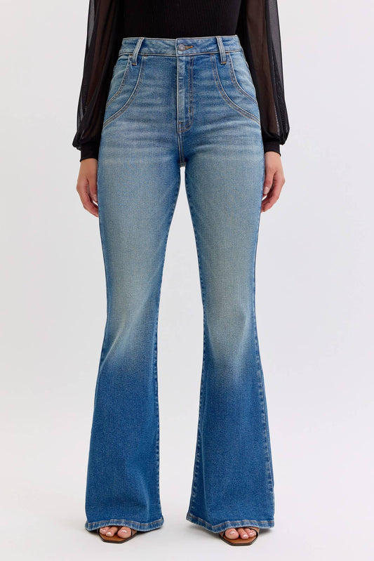 High Rise Wide Leg with Cuff - Southern Sassy Boutique