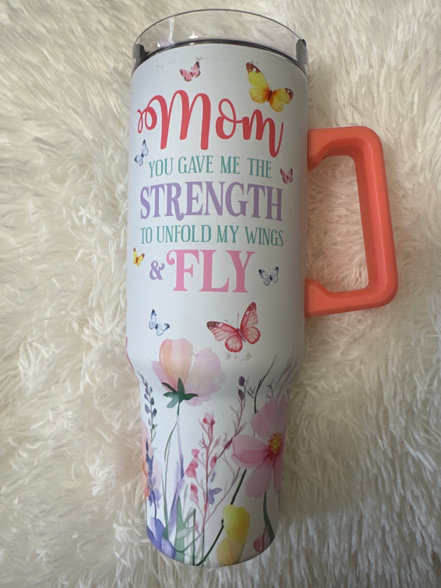 Celebrate Mom Theme 40oz Insulated Cup