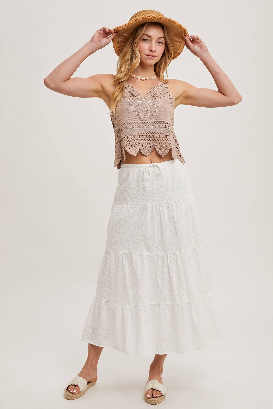 CROCHET LACE TANK