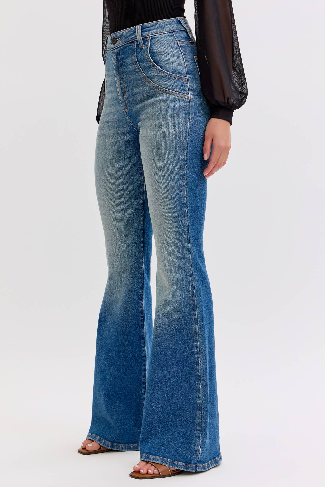 High Rise Wide Leg with Cuff