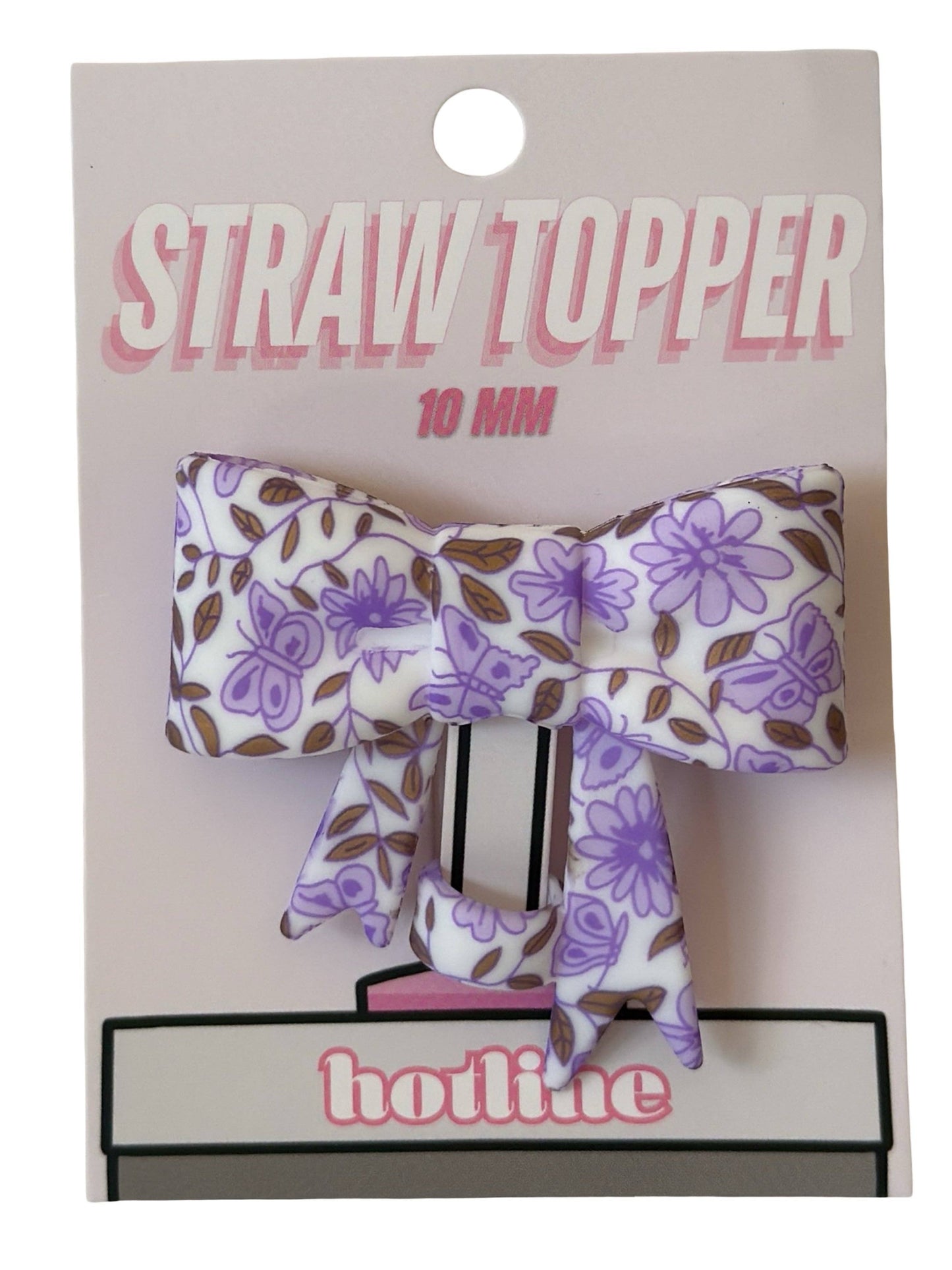 Large Bow Straw Toppers