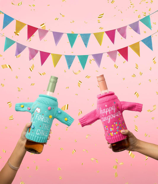 TLF It's Yo Birthday Wine & Bottle Sweater - Southern Sassy Boutique