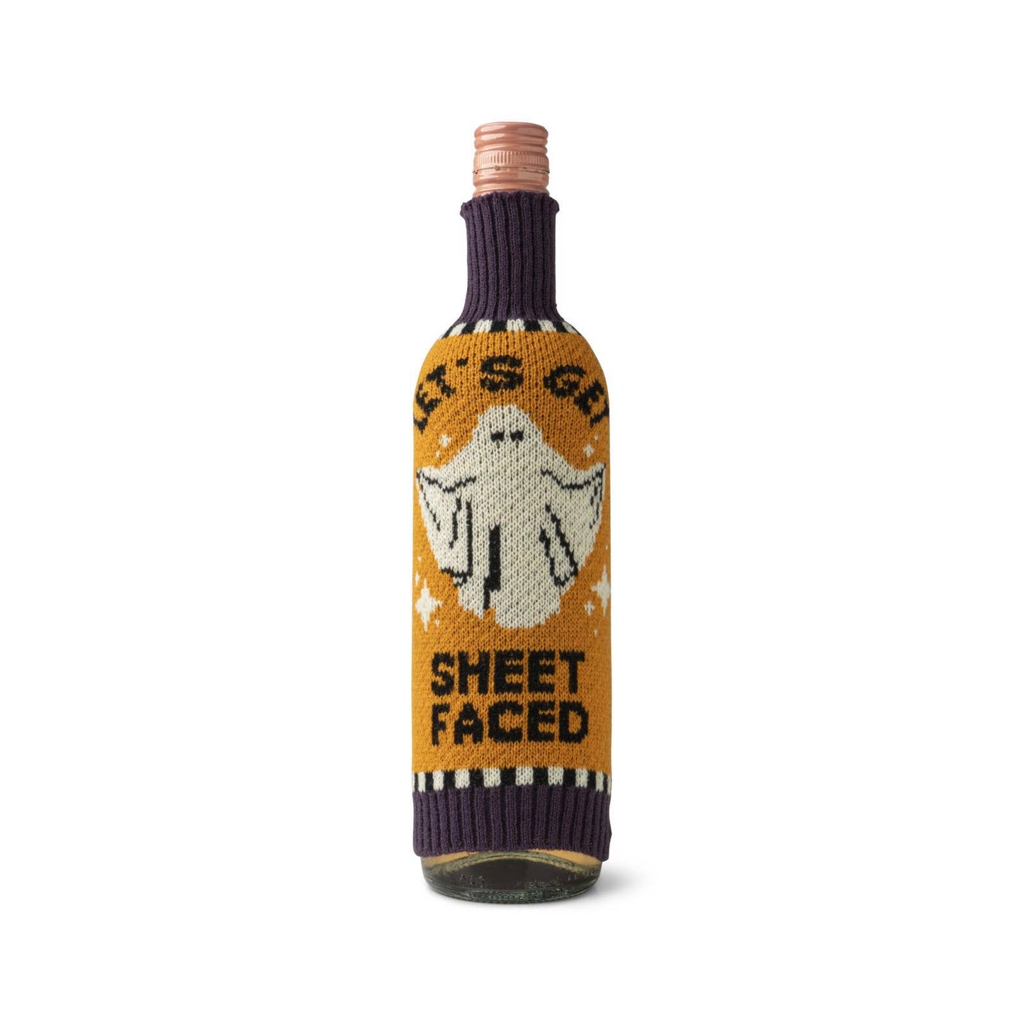 Halloween Witching Hour Wine Bottle Sweaters