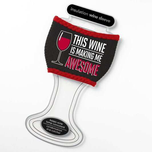 Awesome Wine Glass Sleeve - Southern Sassy Boutique