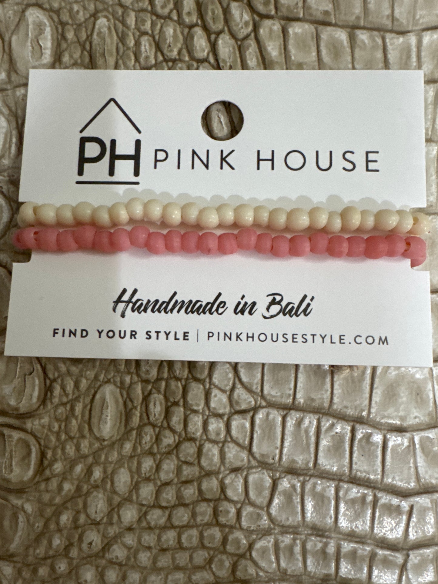 2 Strand Beaded Pull Bracelet