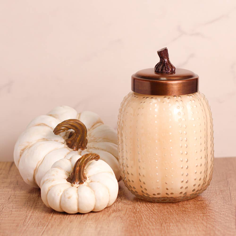 Pumpkin Large Candle (26oz.) – Honey Pear Cider