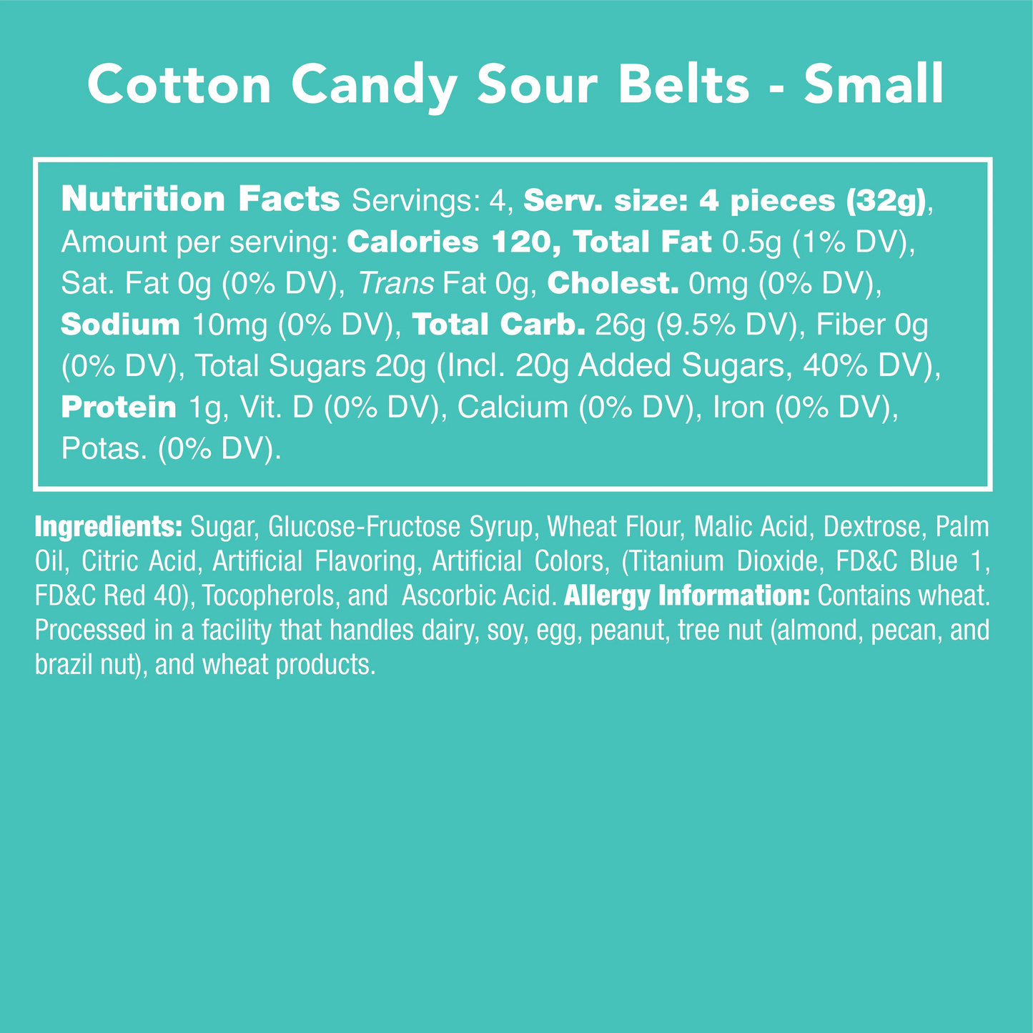 Cotton Candy Sour Belts - Southern Sassy Boutique