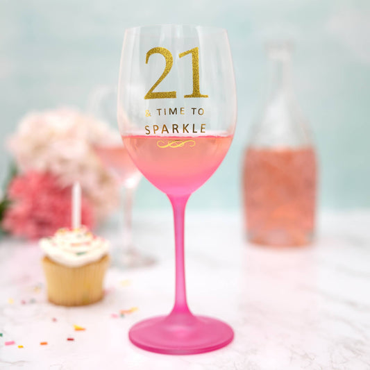 21 - Gift Boxed 19 oz Crystal Wine Glass