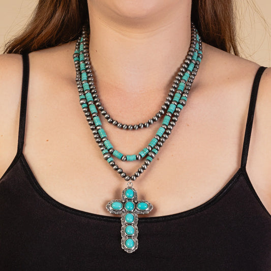 Western Cross Necklace