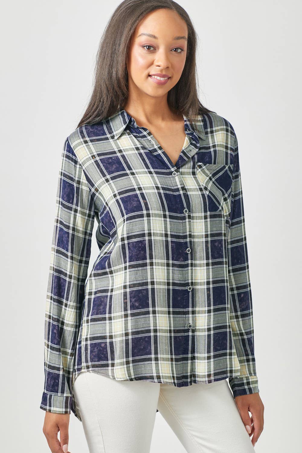 Plaid Button Down Shirt