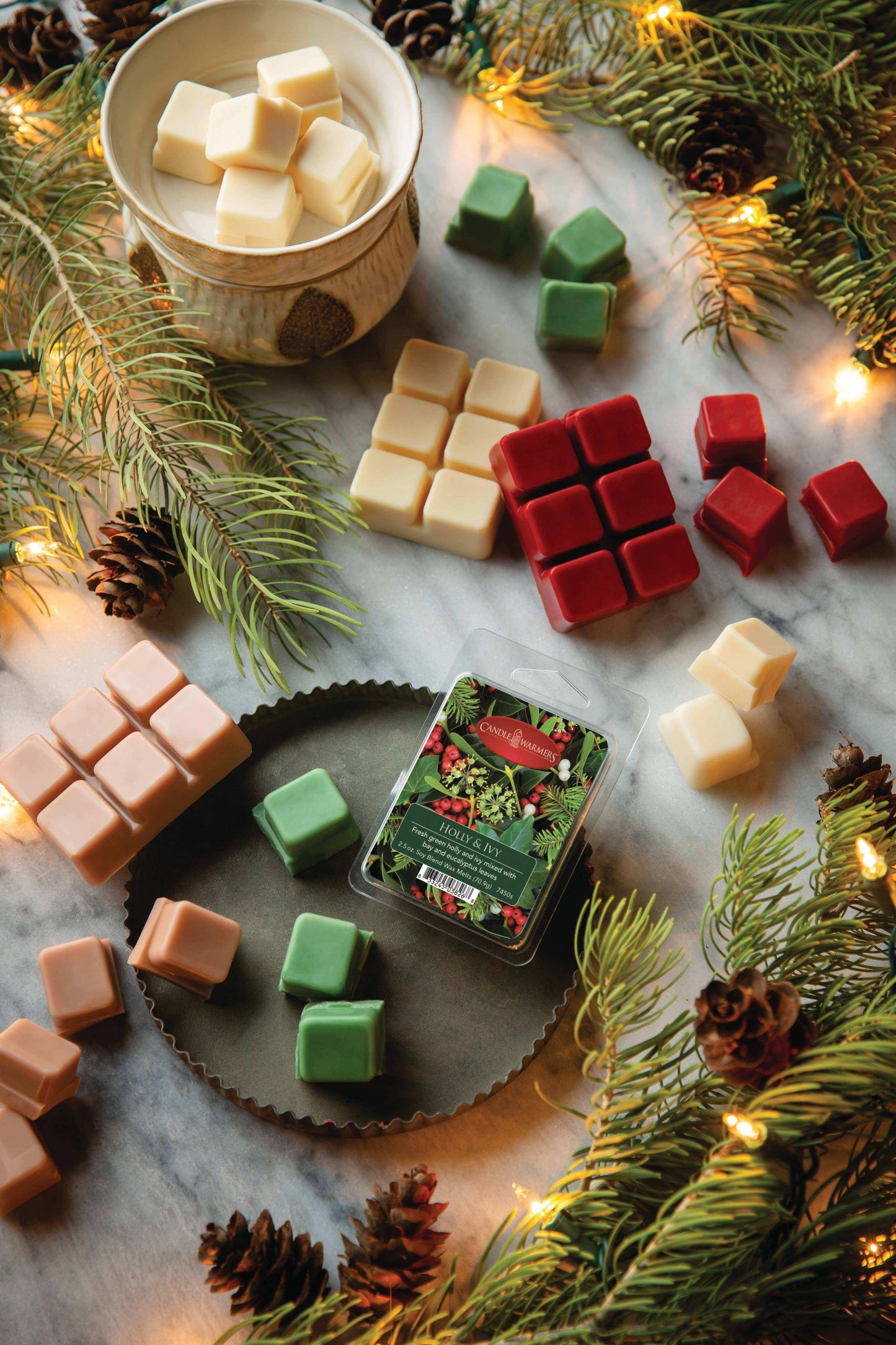 2.5 oz Wax Melt Holly & Ivy - Southern Sassy Boutique