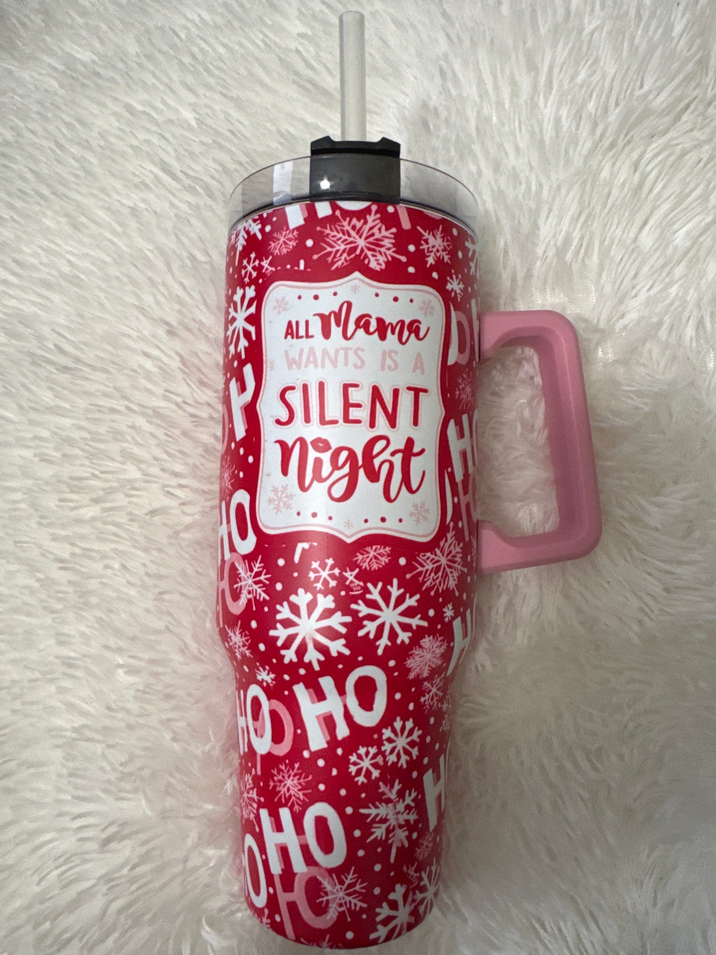 Insulated Stainless Steel 40oz Cup Christmas