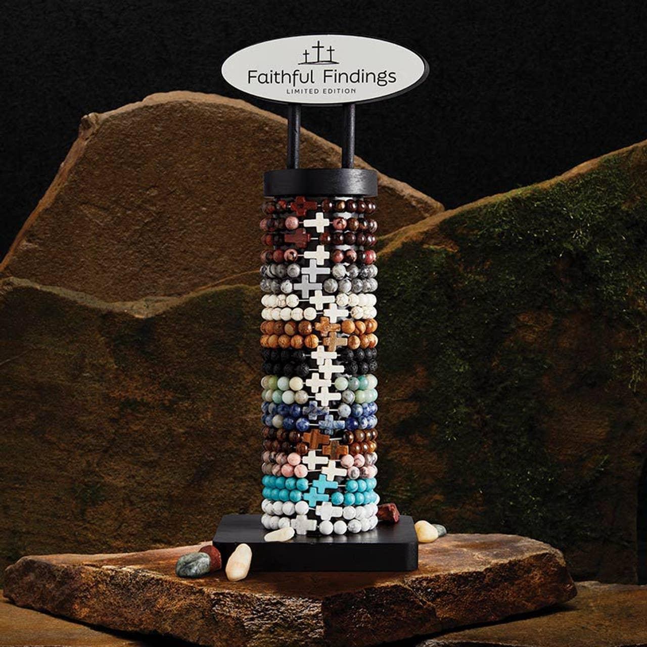 Stone Cross & Bead Bracelets - Southern Sassy Boutique