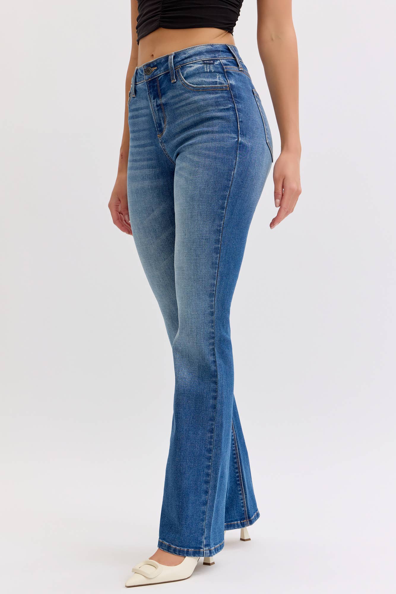 Mid Rise Boot cut