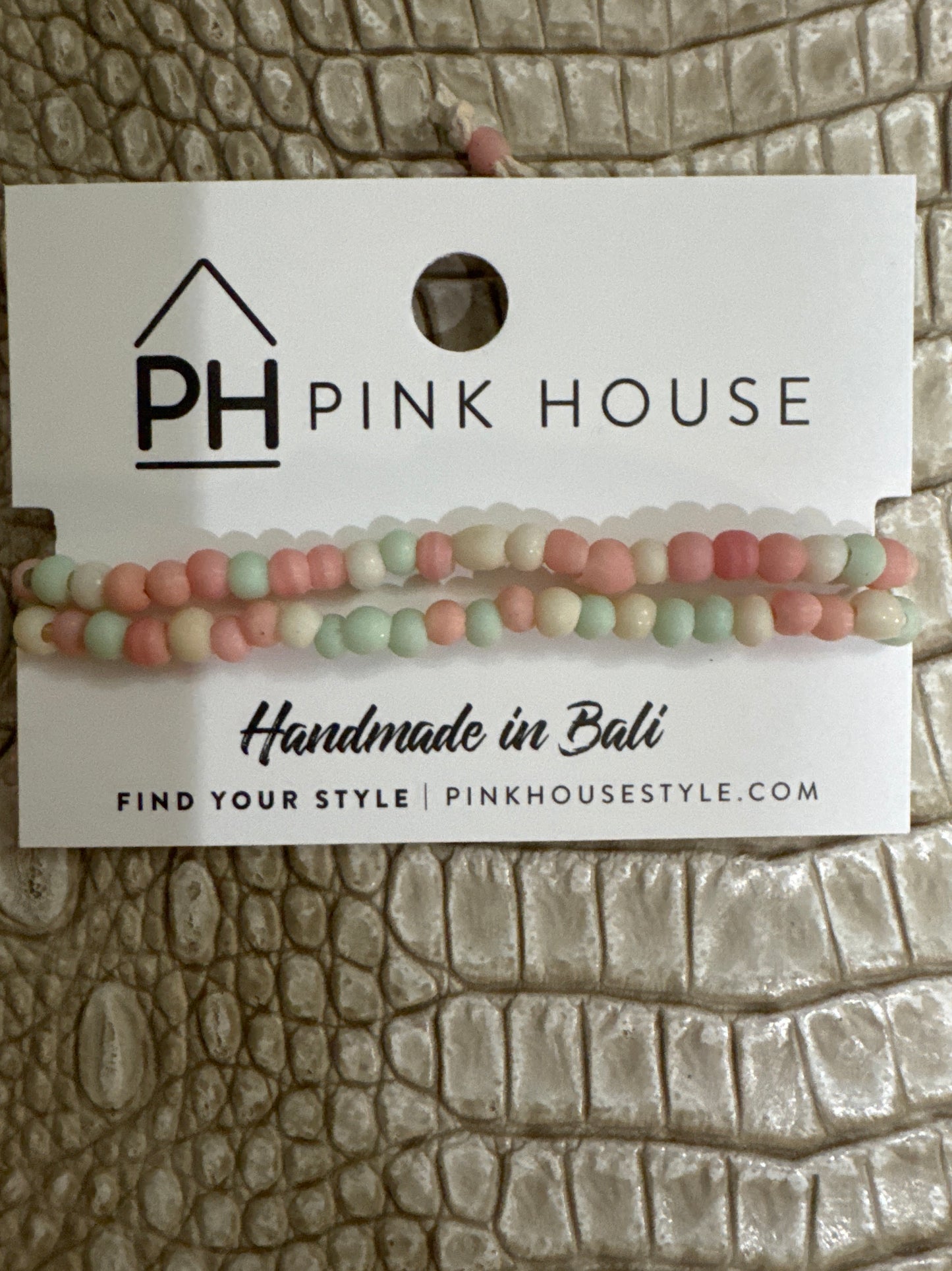 2 Strand Beaded Pull Bracelet