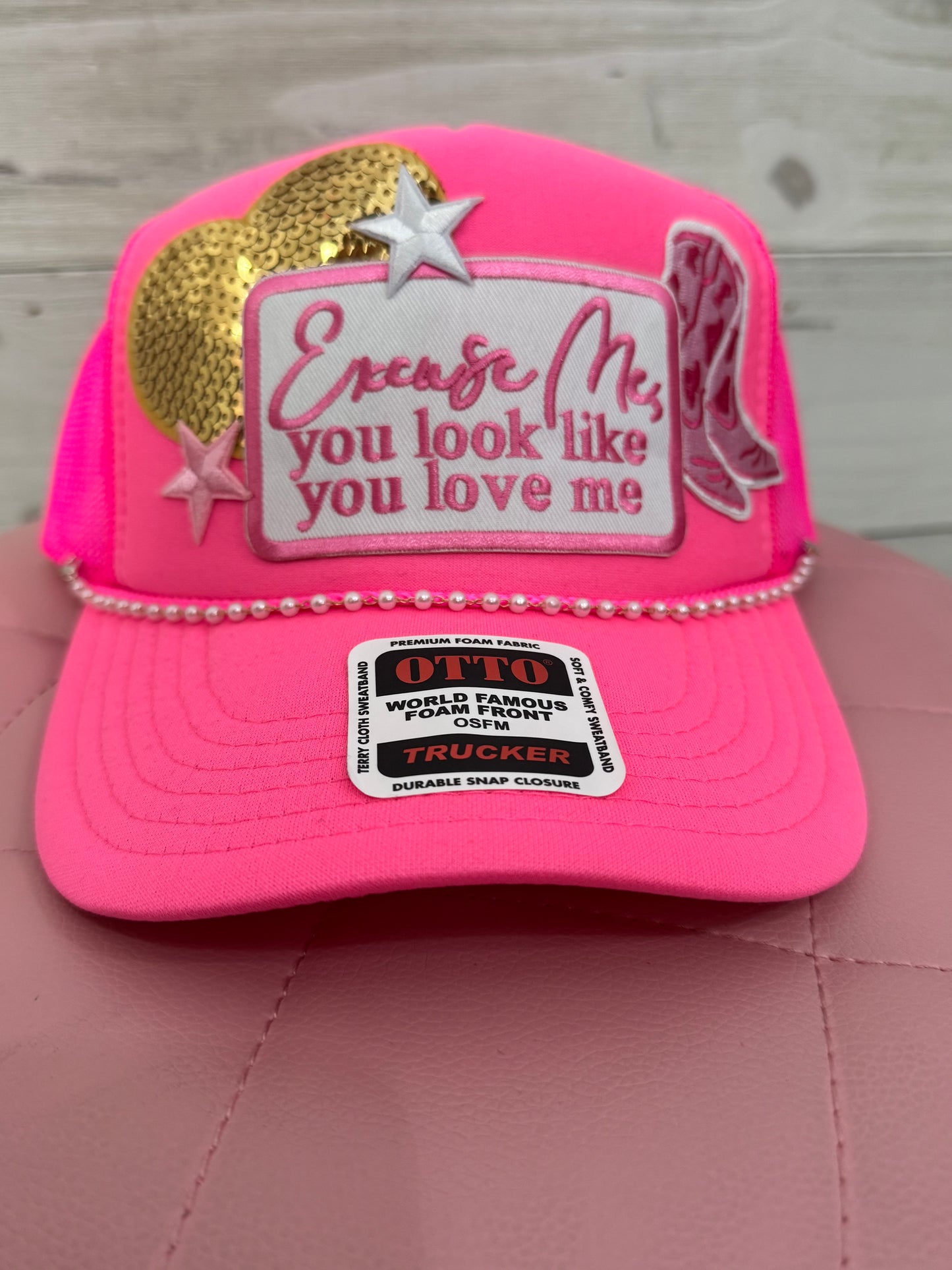Excuse Me You Look Like You Love Me Trucker Hat
